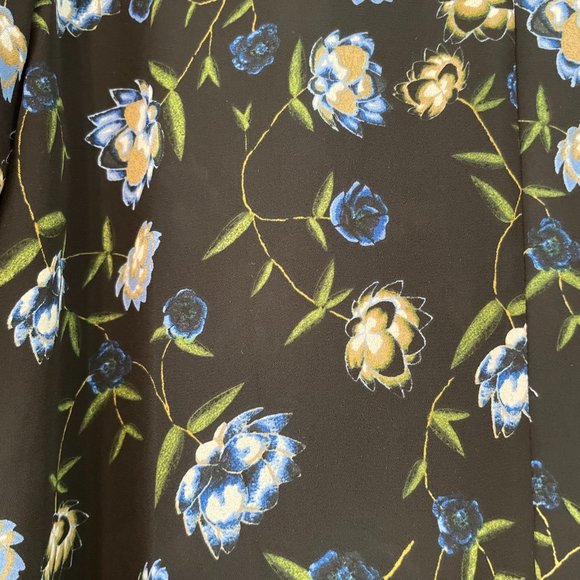 NEW Violet & Claire Women’s sz M dressy black V-neck L/S blouse top - Picture 8 of 12